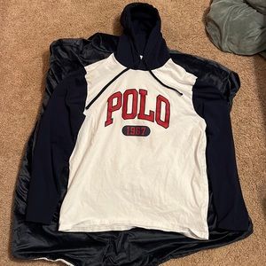 Polo hooded shirt